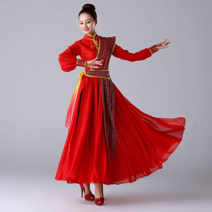 女士紅色古典開(kāi)場(chǎng)舞